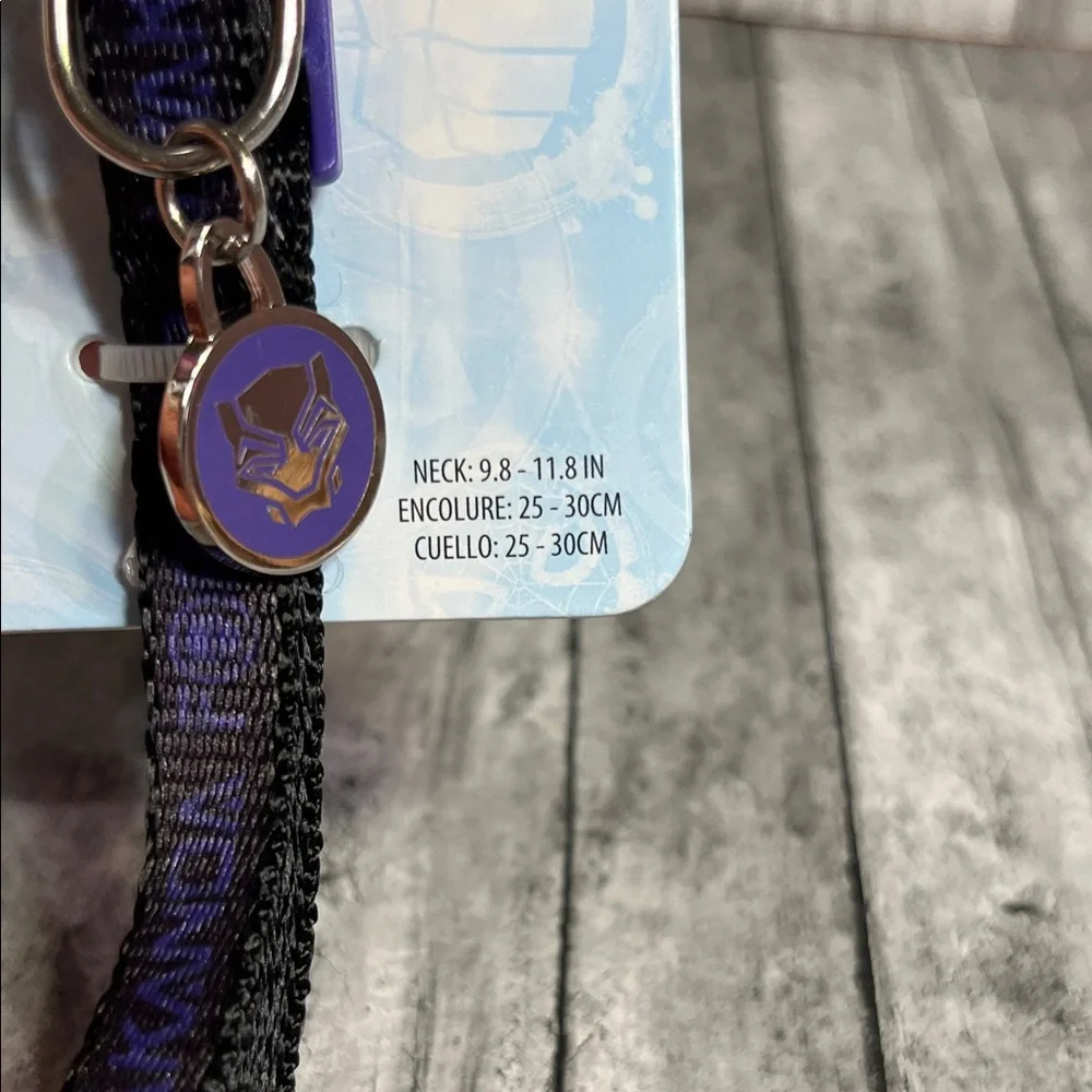 Marvel Purple and Black Cat Collar/Black Panther